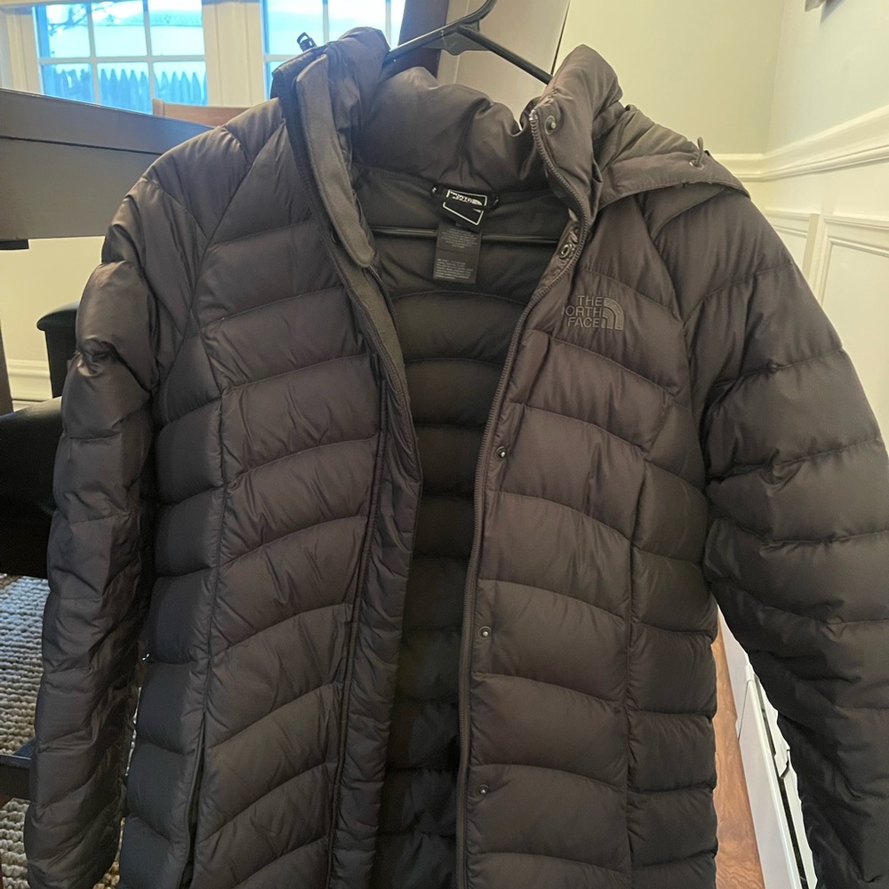 Grey Northface Bomber Jacket
